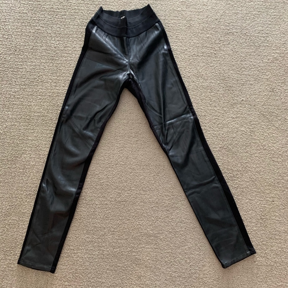 Paige leather leggings